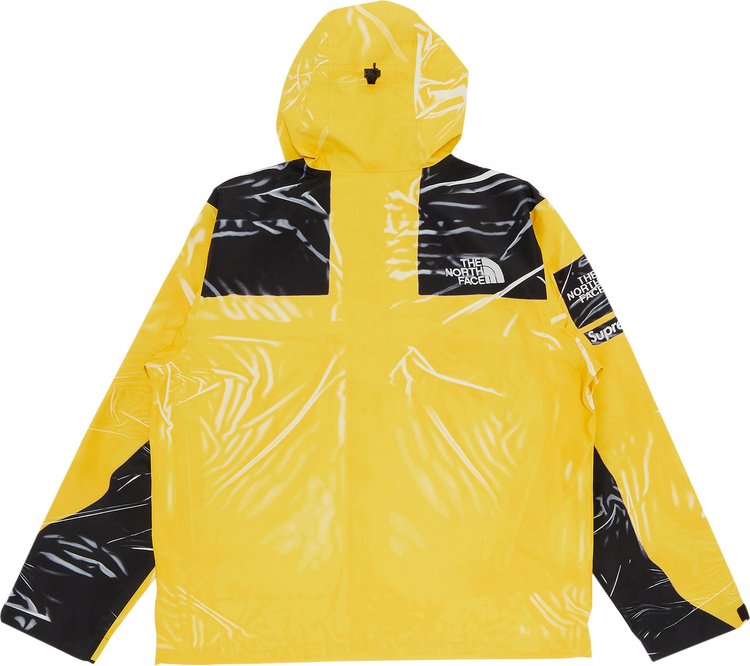 Supreme x The North Face Printed Taped Seam Shell Jacket Yellow