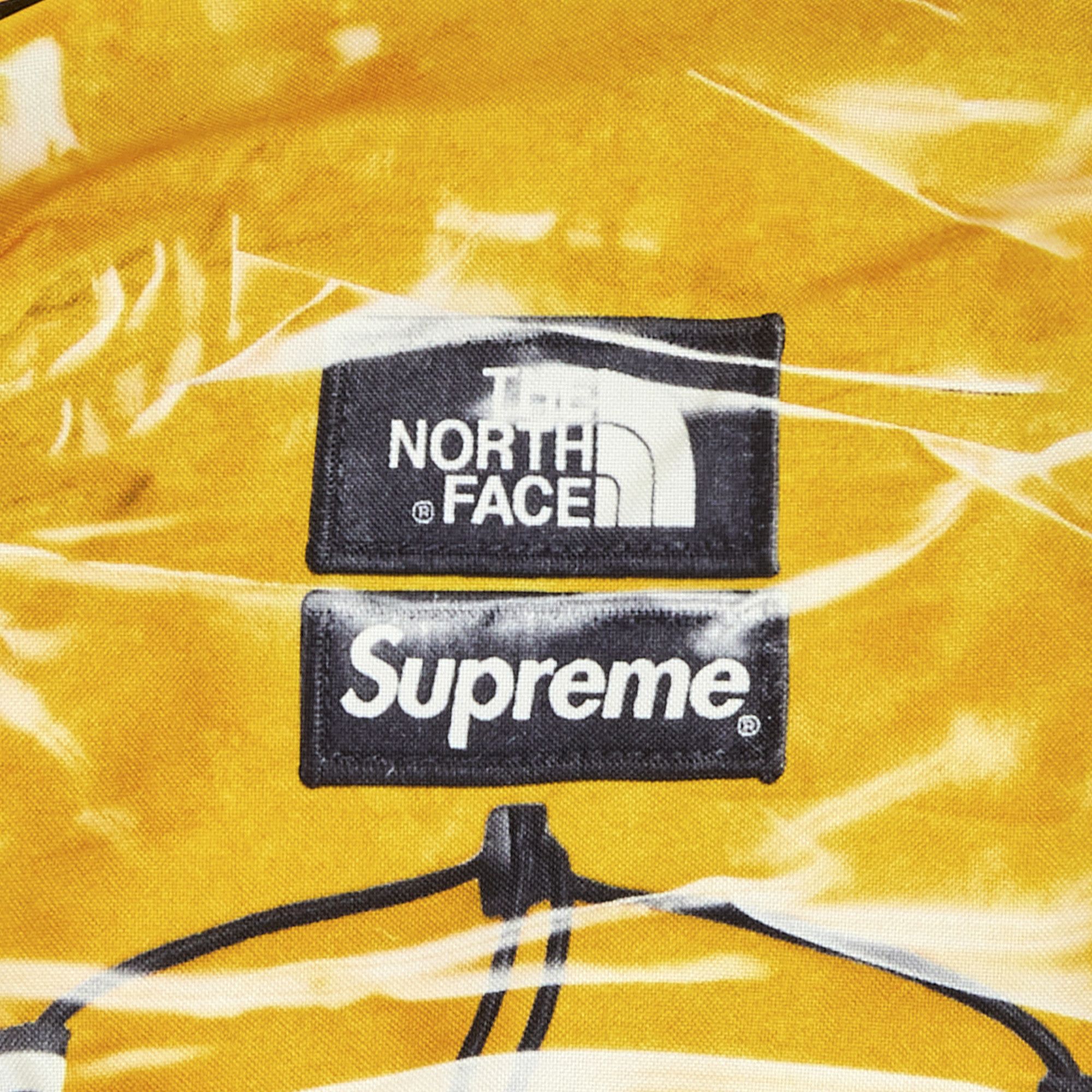 Supreme the north face expedition coaches jacket yellow hot sale