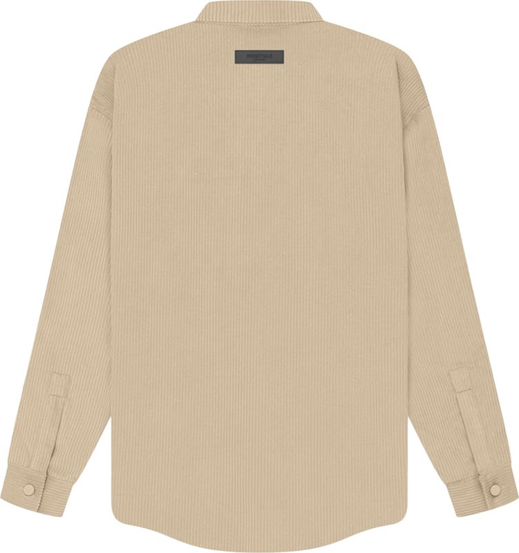 Fear of God Essentials Corduroy Shirt Jacket Sand