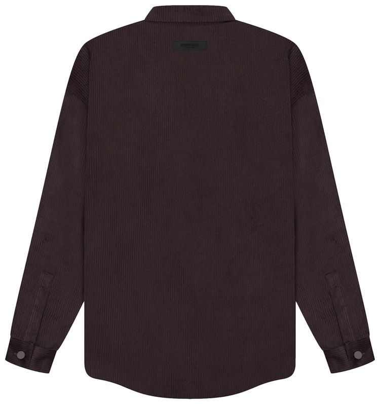 Fear of God Essentials Corduroy Shirt Jacket Plum