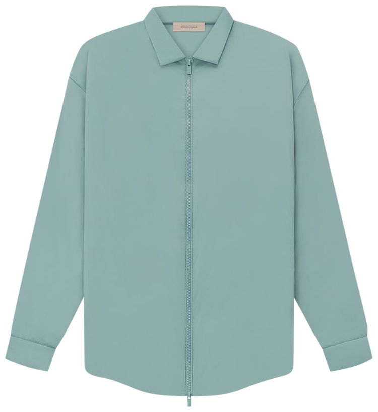 Fear of God Essentials Filled Nylon Shirt Jacket Sycamore