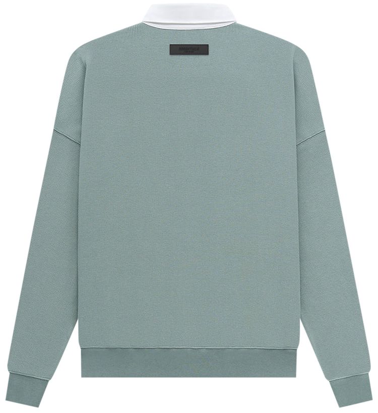 Fear of God Essentials Waffle Henley Rugby Sycamore
