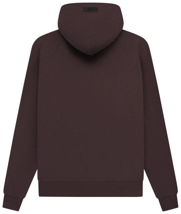 Fear of God Essentials Waffle Raglan Hoodie Plum