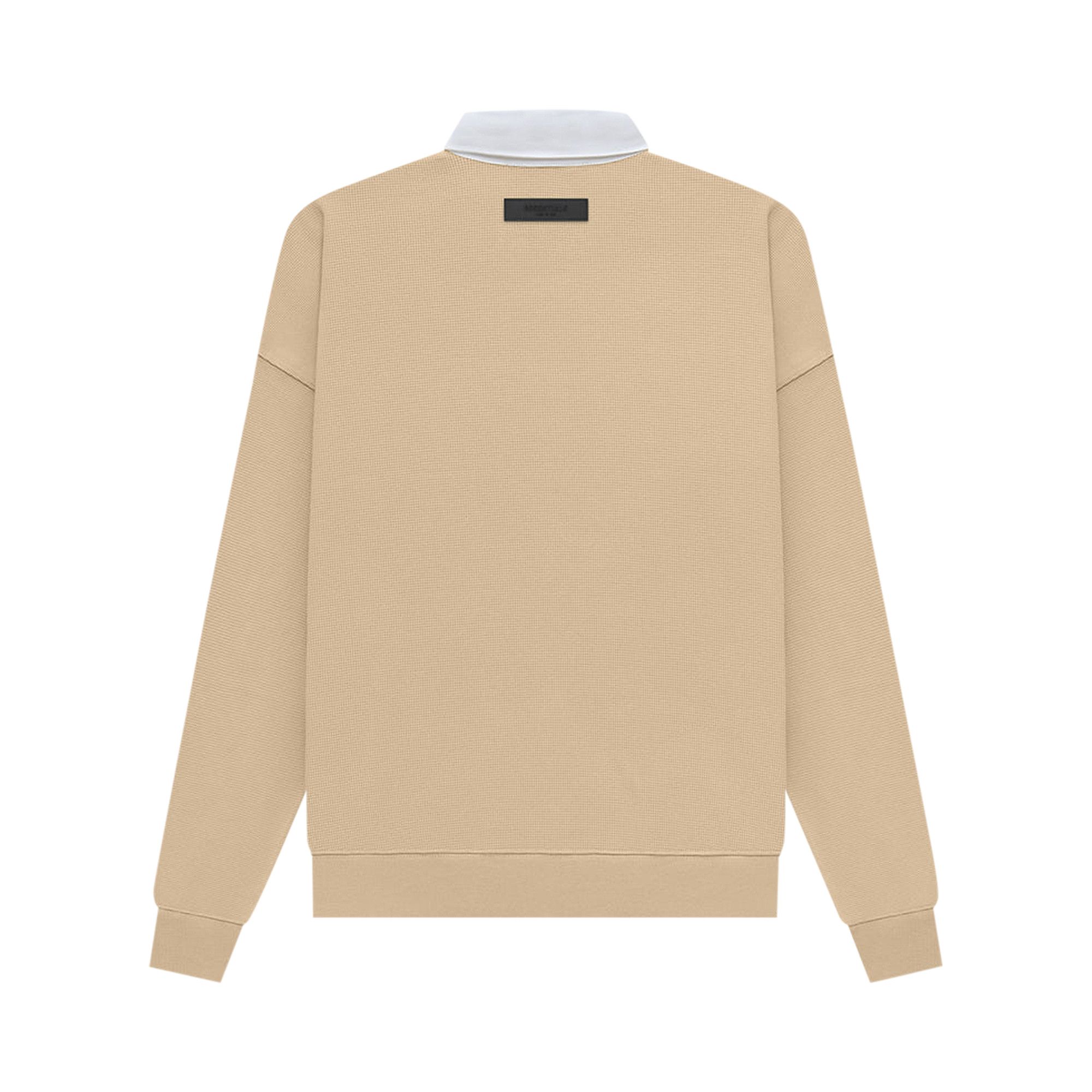 トップス essentials fearofgod Henley Rugby fog Buy Fear of God Essentials Waffle Henley Rugby 'Sand