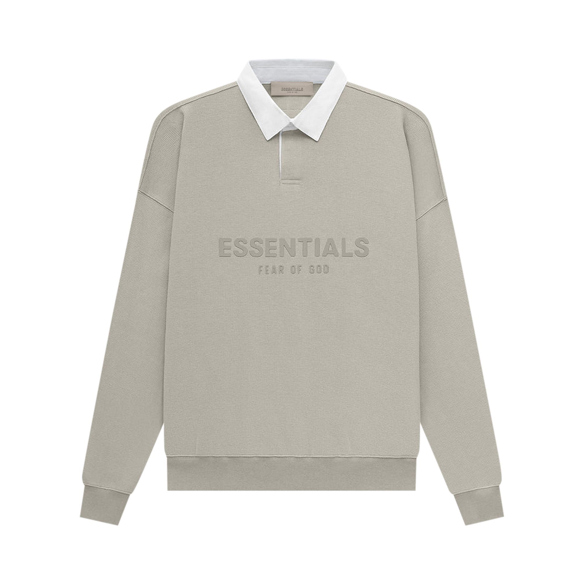 Buy Fear of God Essentials Waffle Henley Rugby Seal 192BT222013F GOAT UK