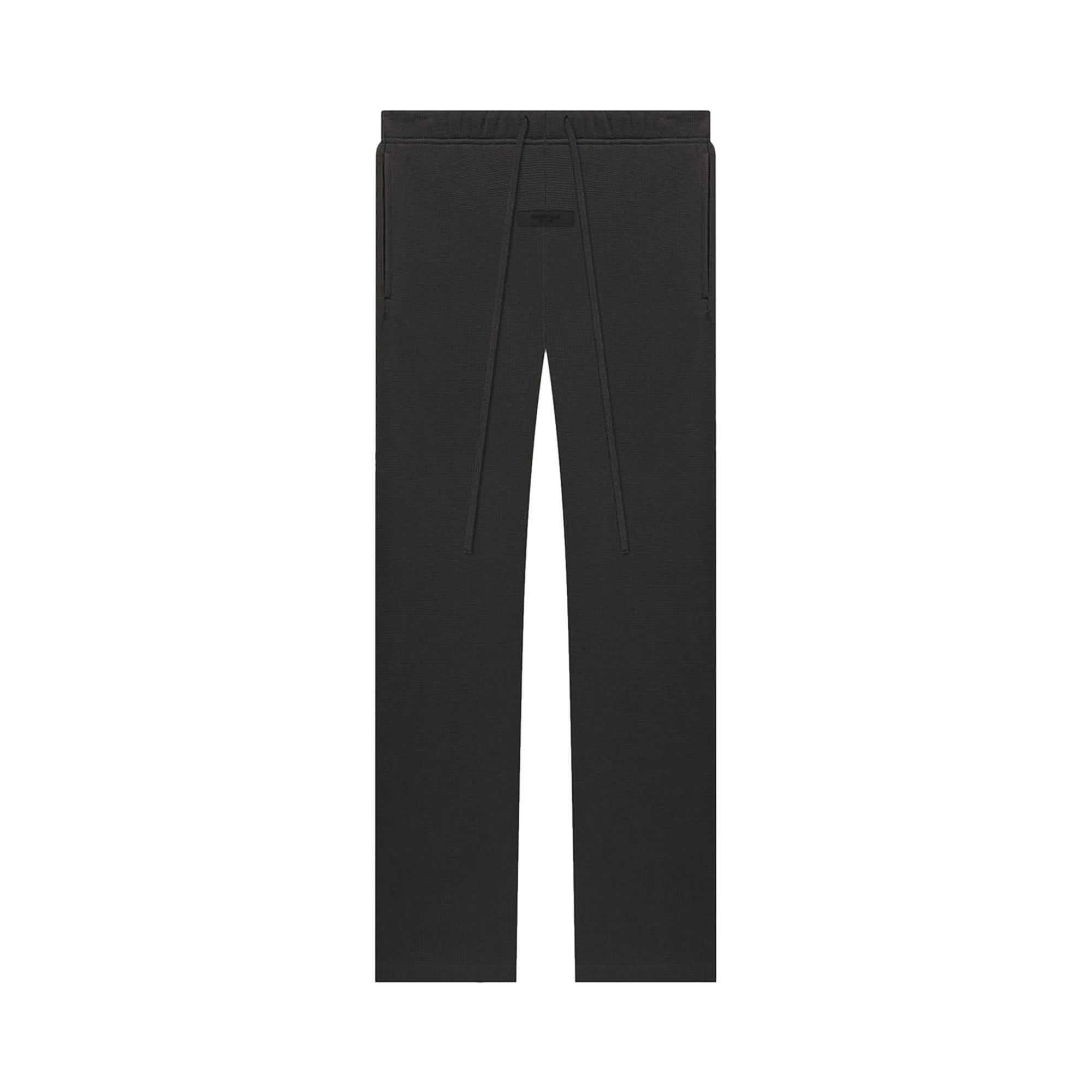 Buy Fear of God Essentials Relaxed Waffle Sweatpant Off Black 130BT224060F GOAT