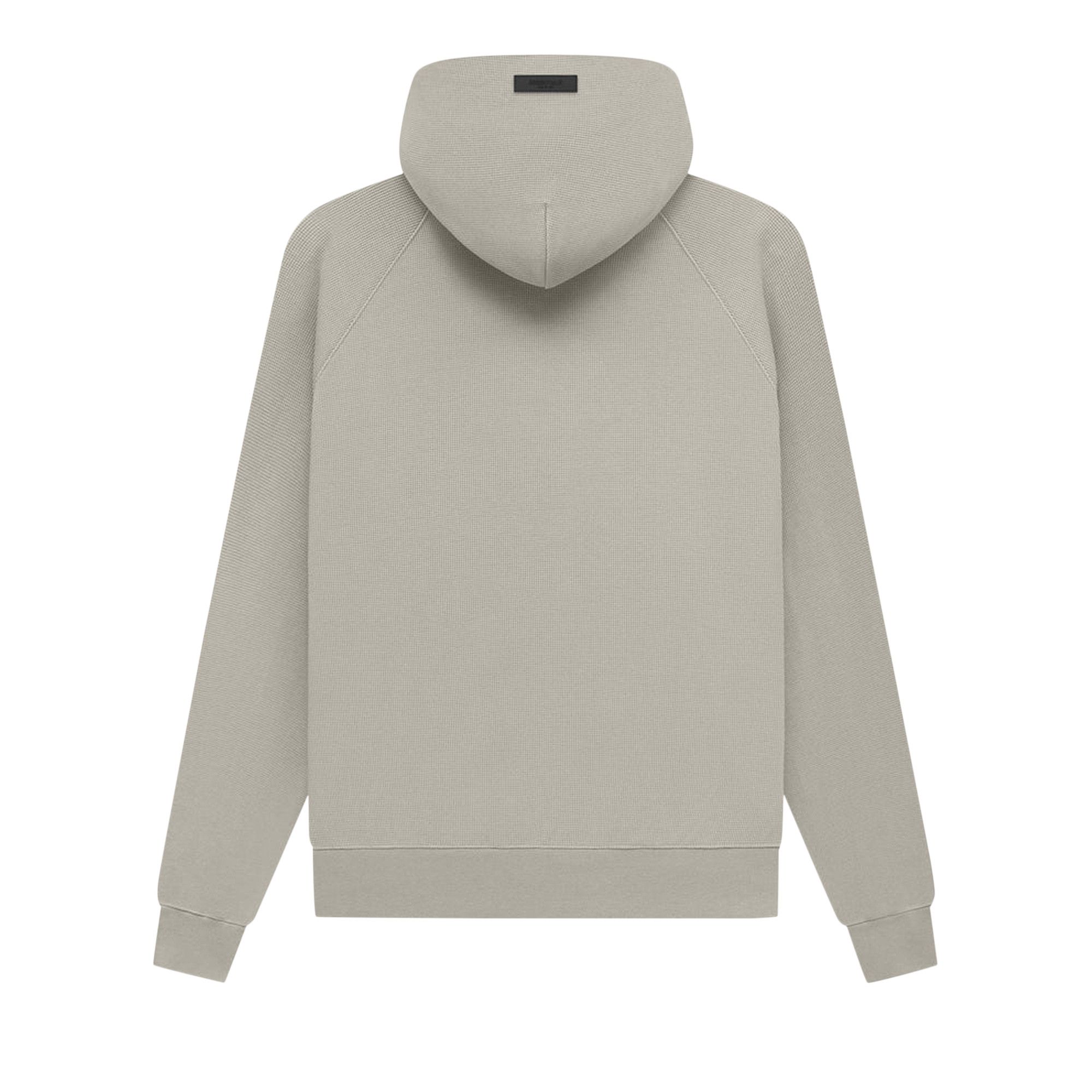 Buy Fear of God Essentials Waffle Raglan Hoodie 'Seal Buy Fear of God Essentials Waffle Raglan Hoodie 'Seal