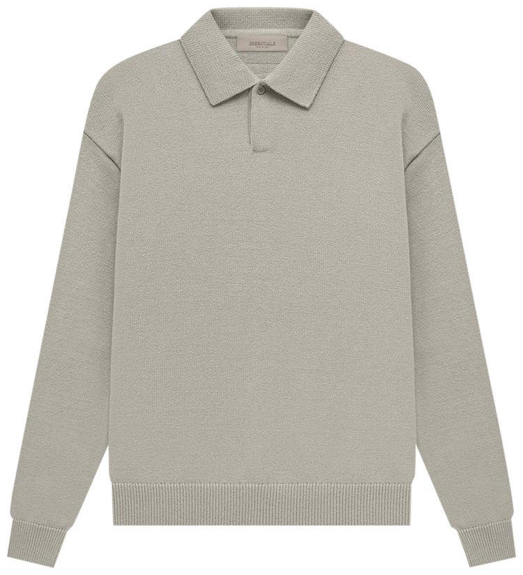 Fear of God Essentials Knit Long Sleeve Polo Seal