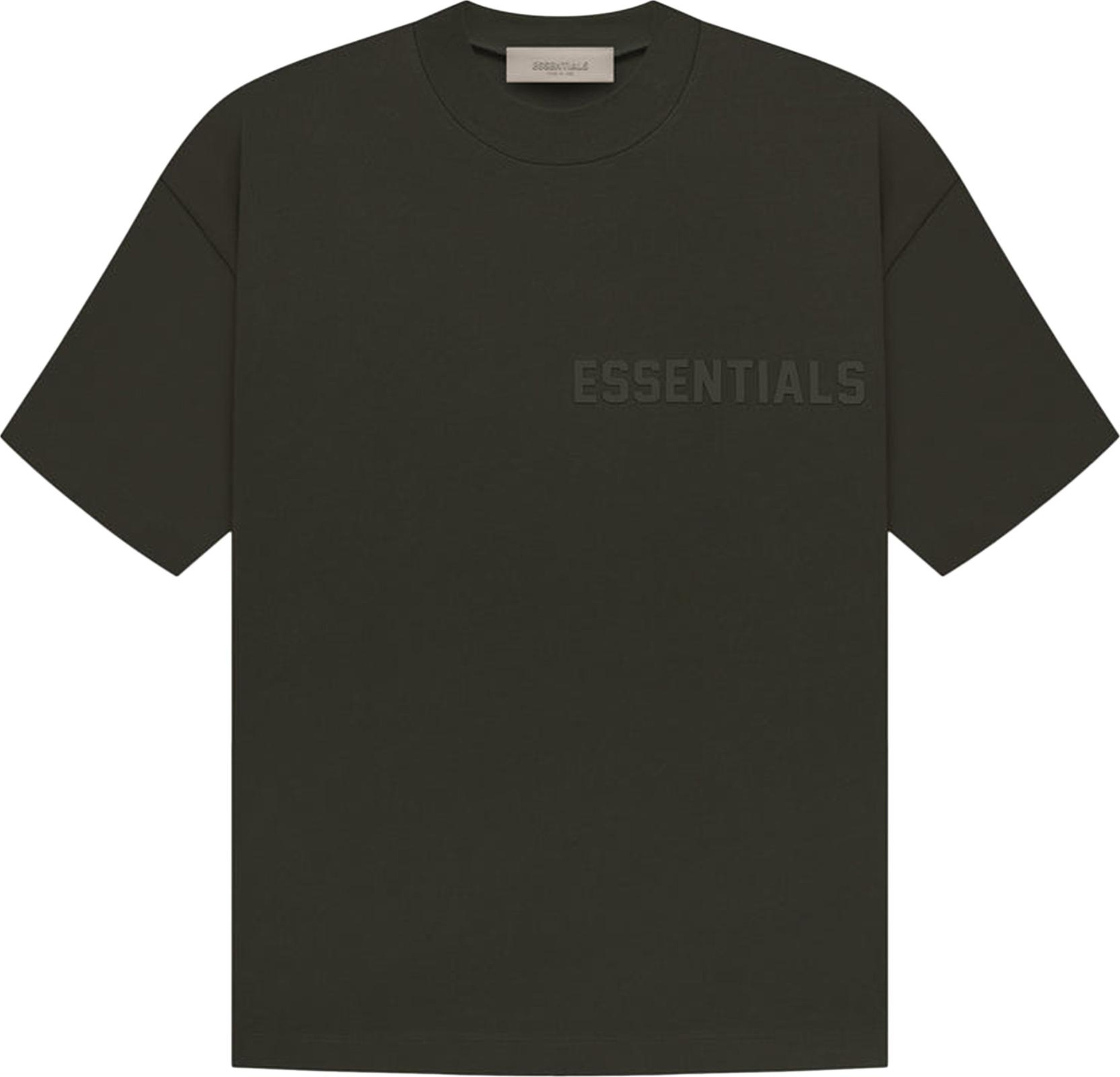 Buy Fear Of God Essentials Short Sleeve Tee Off Black 125bt222000f Goat 3145