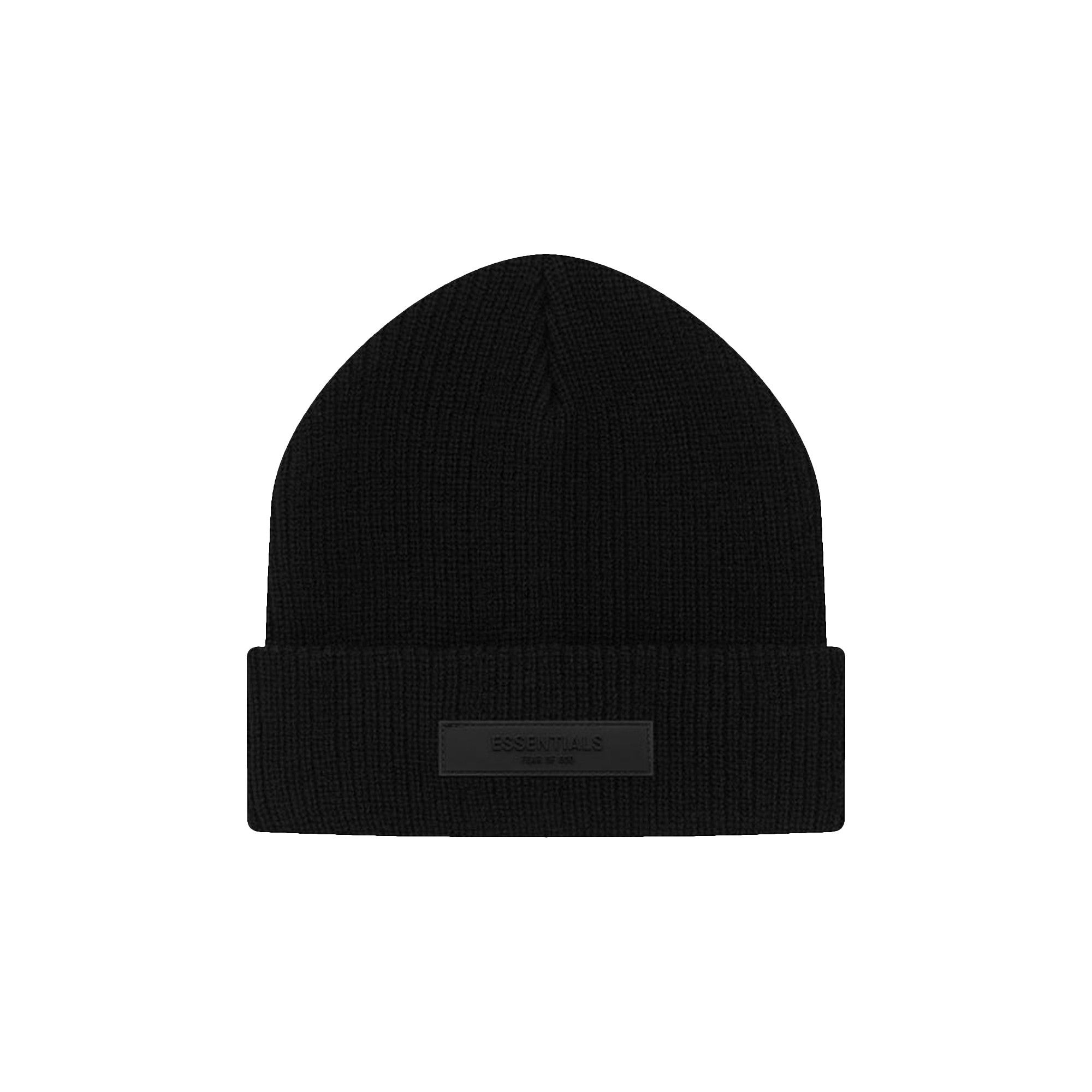 Buy Fear of God Essentials Beanie 'Black' - 642BT224017F | GOAT