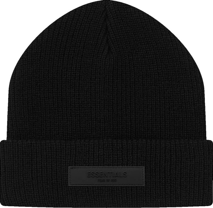 Fear of God Essentials Beanie Black