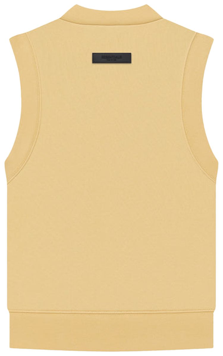 Fear of God Essentials Pullover V Neck Vest Light Tuscan