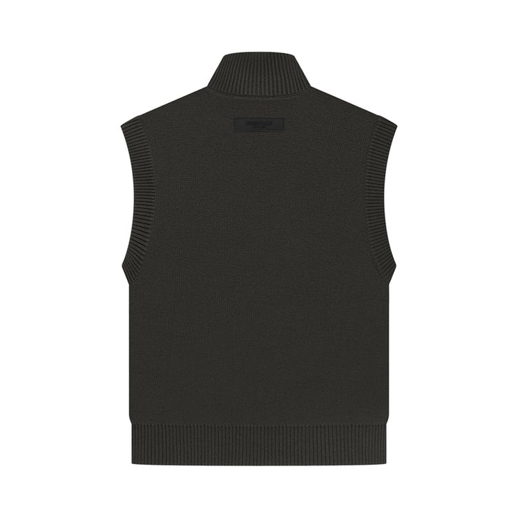 Fear of God Essentials Pullover Mockneck Vest Off Black