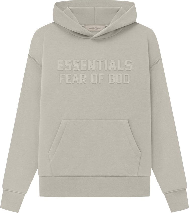 Buy Fear of God Essentials Kids Hoodie 'Seal' - 785BT222043K | GOAT