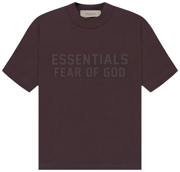 Fear of God Essentials Kids Short Sleeve Tee Plum
