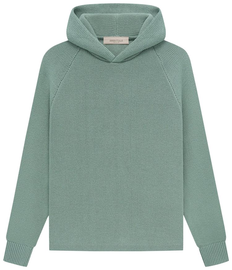 Fear of God Essentials Kids Knit Hoodie Sycamore