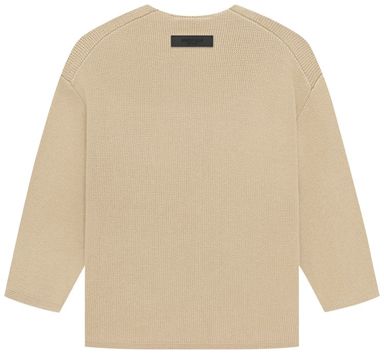 Fear of God Essentials Kids Rawneck Knit Sweater Sand