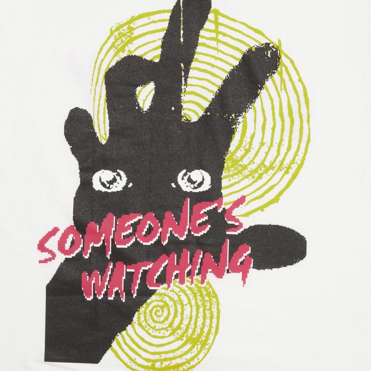Stussy Someones Watching Tee White