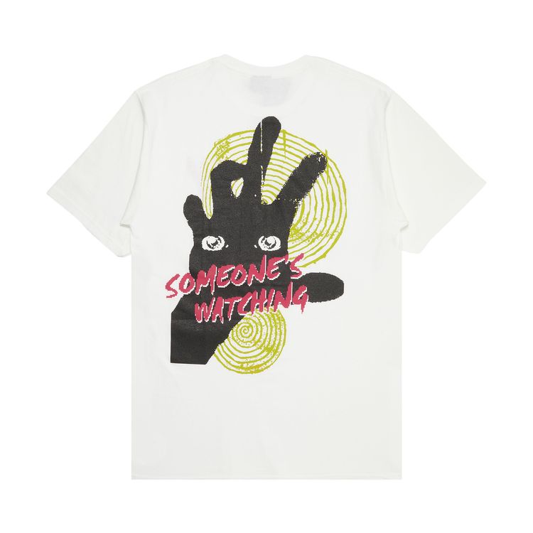 Stussy Someones Watching Tee White