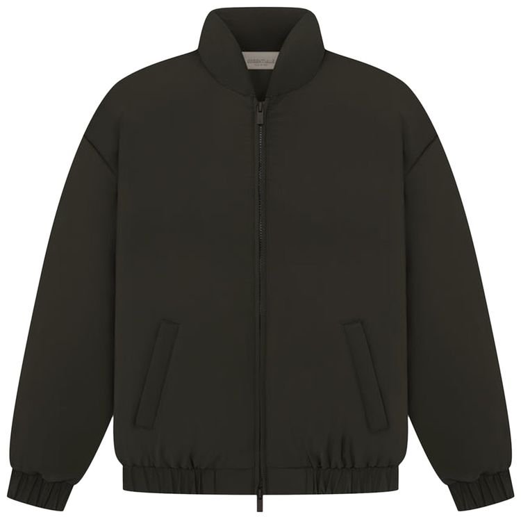 Fear of God Essentials Kids Nylon Puffer Off Black