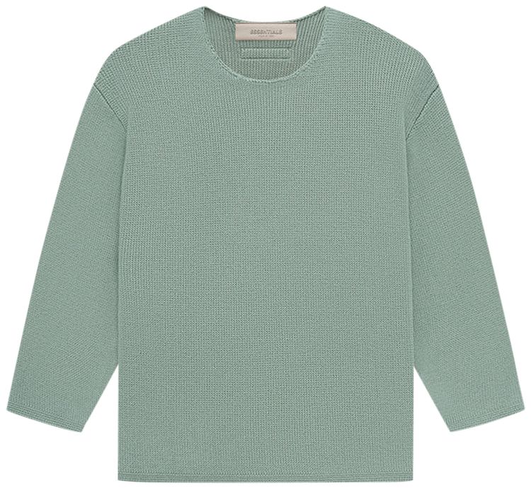 Fear of God Essentials Kids Rawneck Knit Sweater Sycamore
