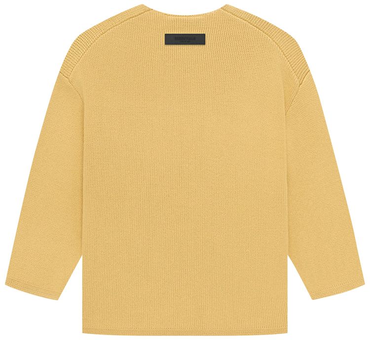 Fear of God Essentials Kids Rawneck Knit Sweater Light Tuscan