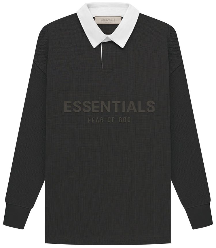 Fear of God Essentials Kids Waffle Rugby Off Black
