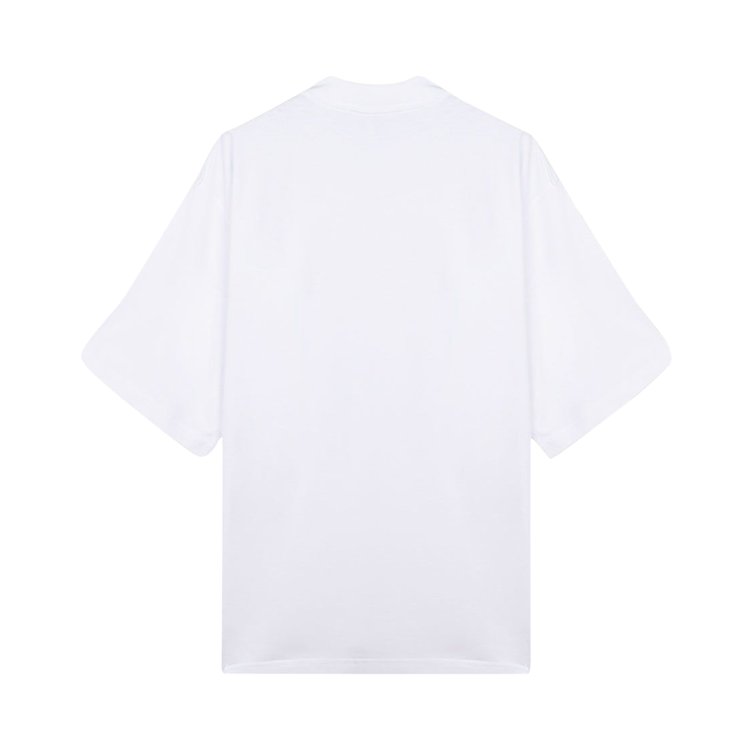 Marni Organic Cotton Jersey Logo T Shirt II Lily White