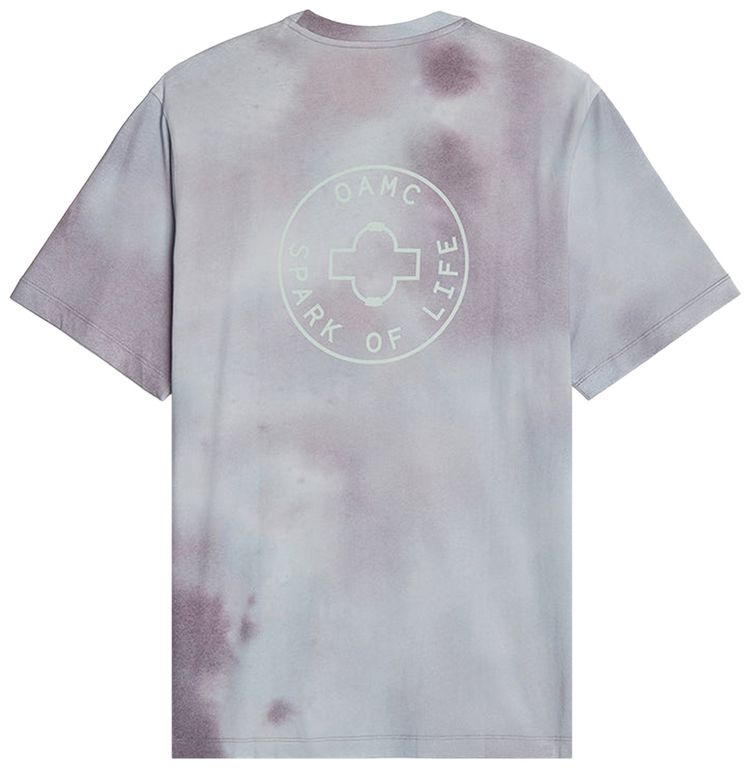 OAMC Spark Of Life T Shirt Cloud Tee Cherry Blue