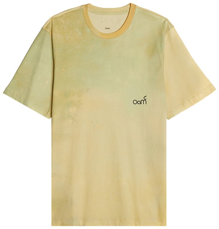 OAMC Spark Of Life T Shirt Cloud Tee Yellow Green