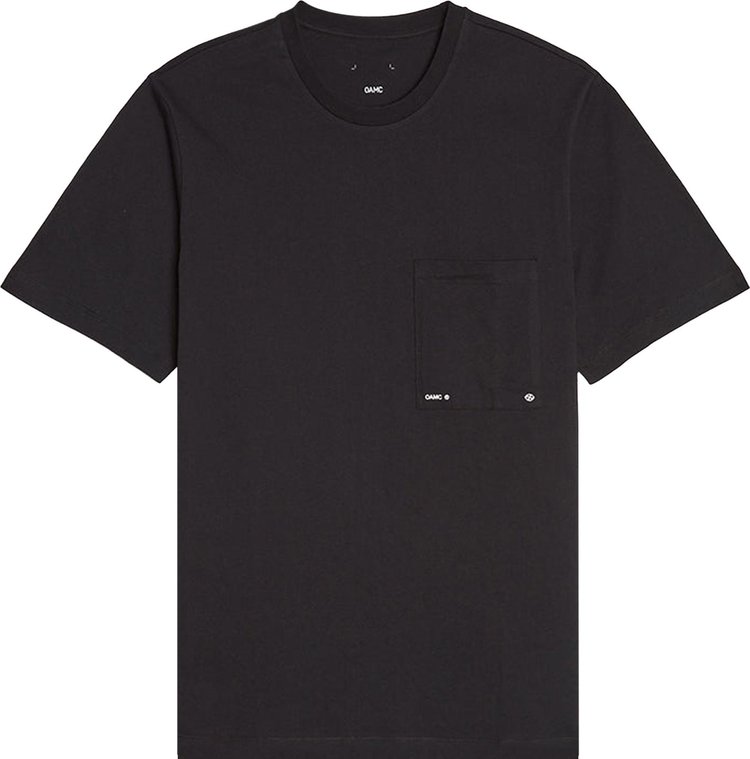 Buy OAMC Logo Pocket T-Shirt 'Black' - OAMS709867 001 | GOAT