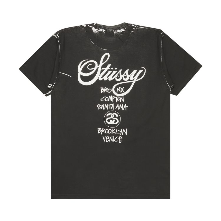 Stussy Diametric World Tour Tee WhiteBlack