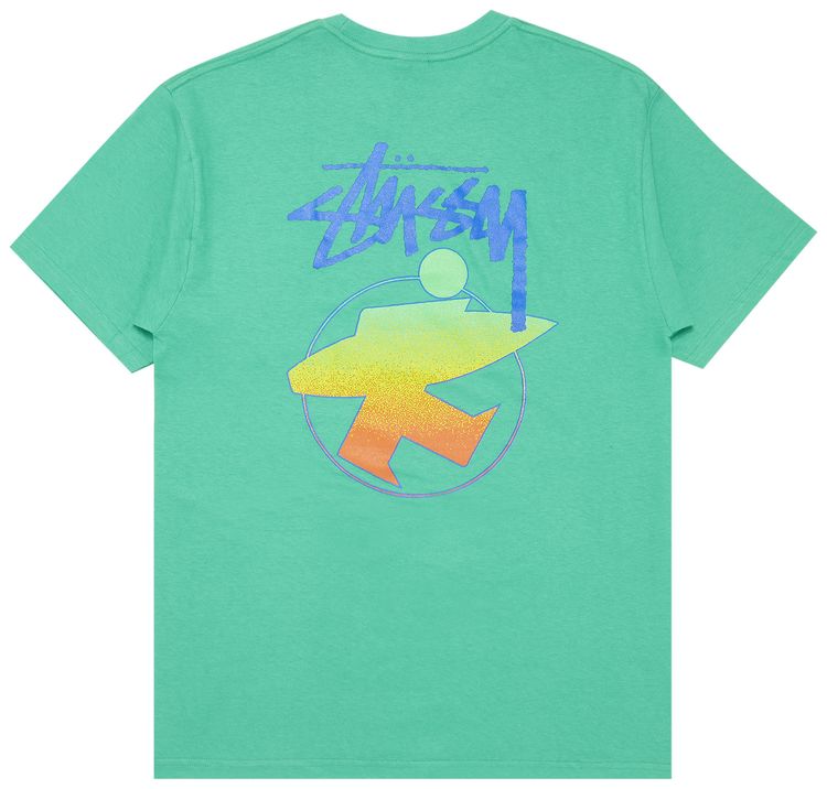 Stussy Surfman Fade Tee Kelly