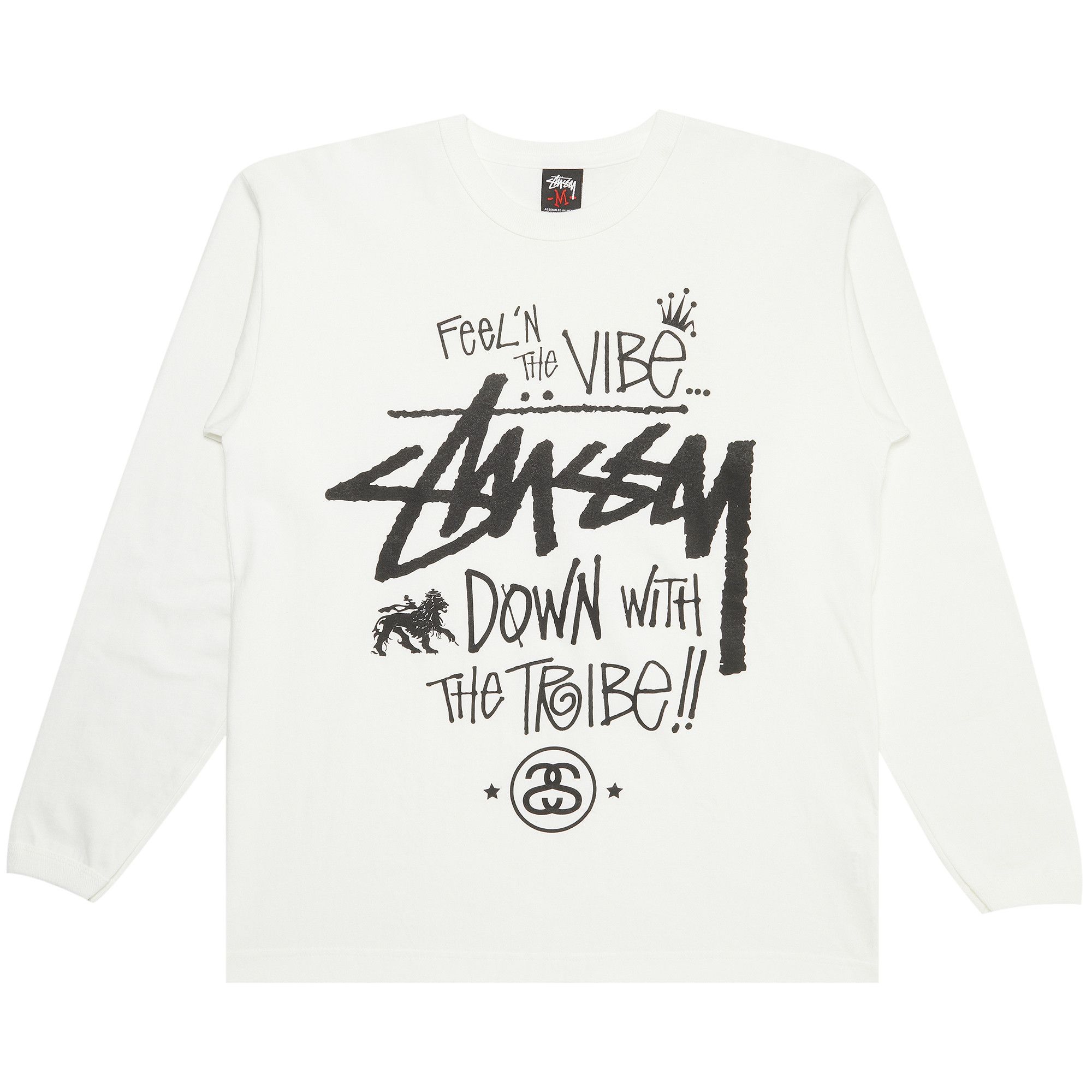 Buy Stussy Feel'n The Vibe Long-Sleeve 'White' - 0535