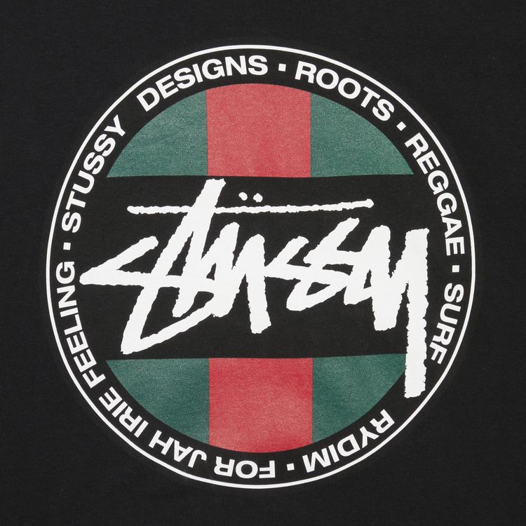 Stussy SS Stripe Dot Long Sleeve Black