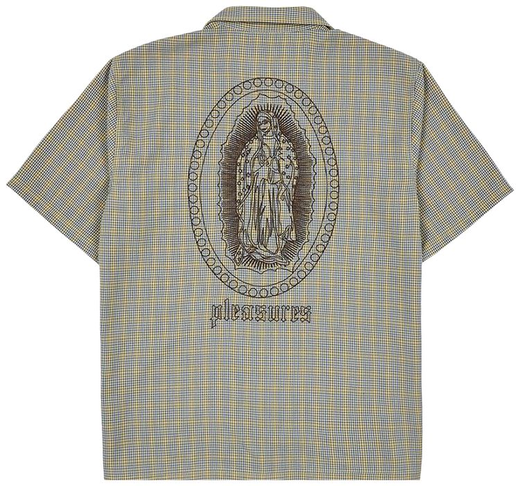 Pleasures Blessed Button Down Green