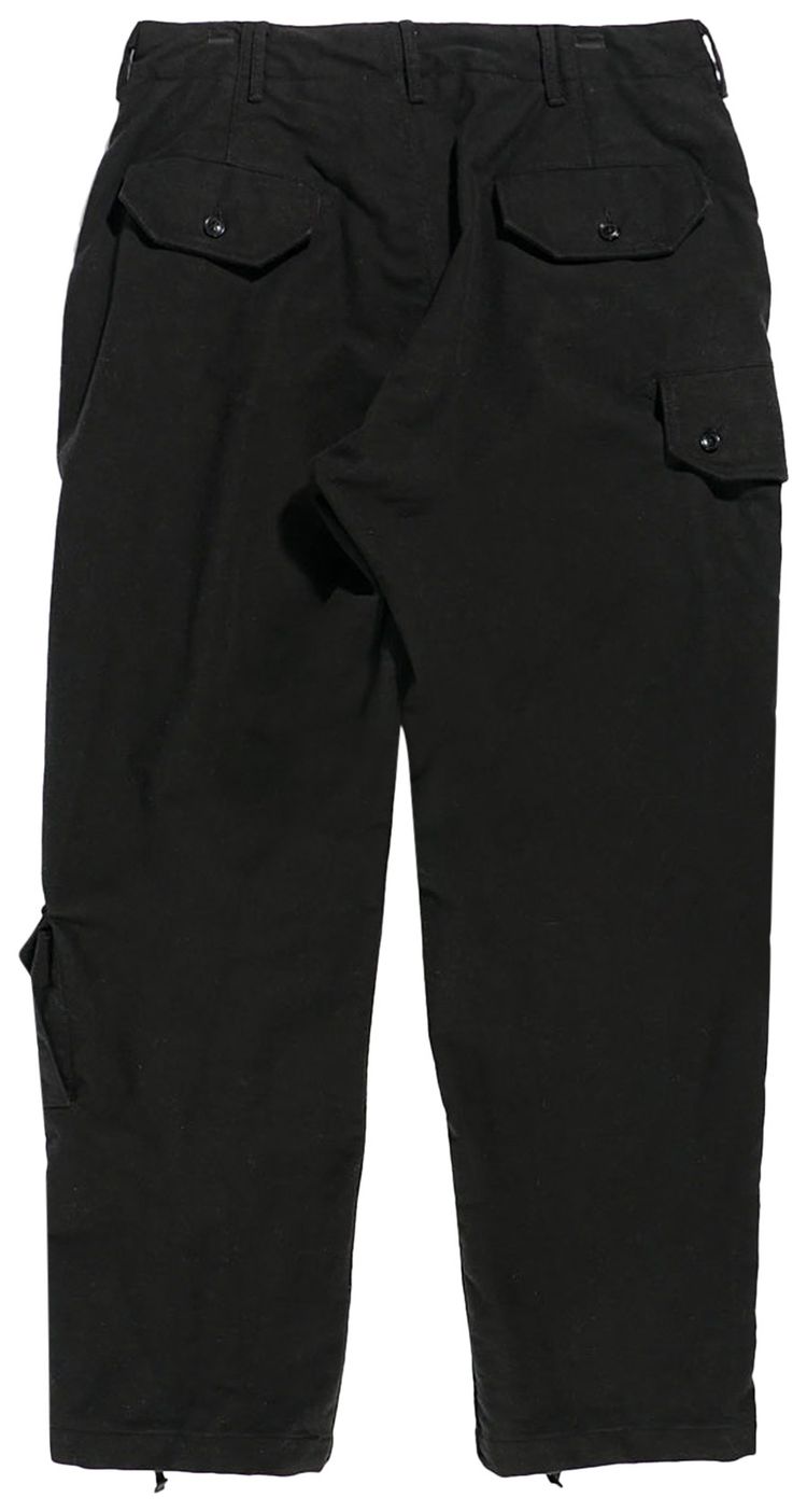 Engineered Garments Cotton Moleskin Flight Pants Black