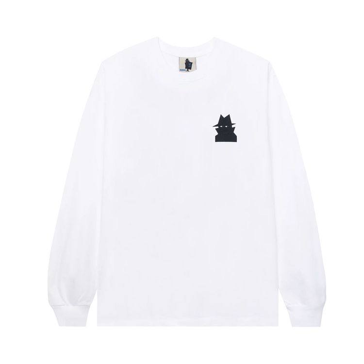 Real Bad Man Shroomergang Long Sleeve Tee White