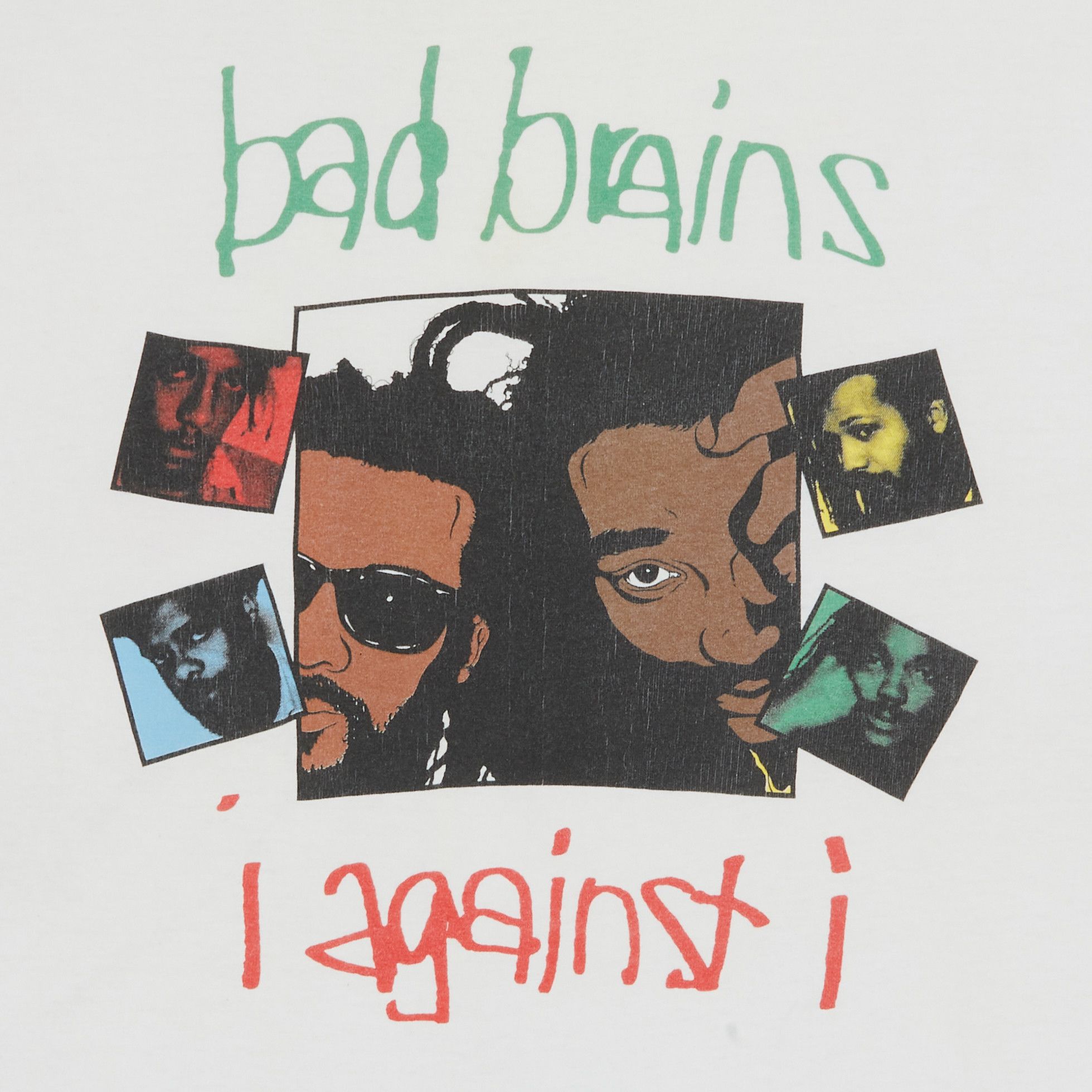 90s 本物 HANES BAD BRAINS I AGAINST I Tシャツ Buy Vintage Bad Brains I Against I T-Shirt 'White' - 2903