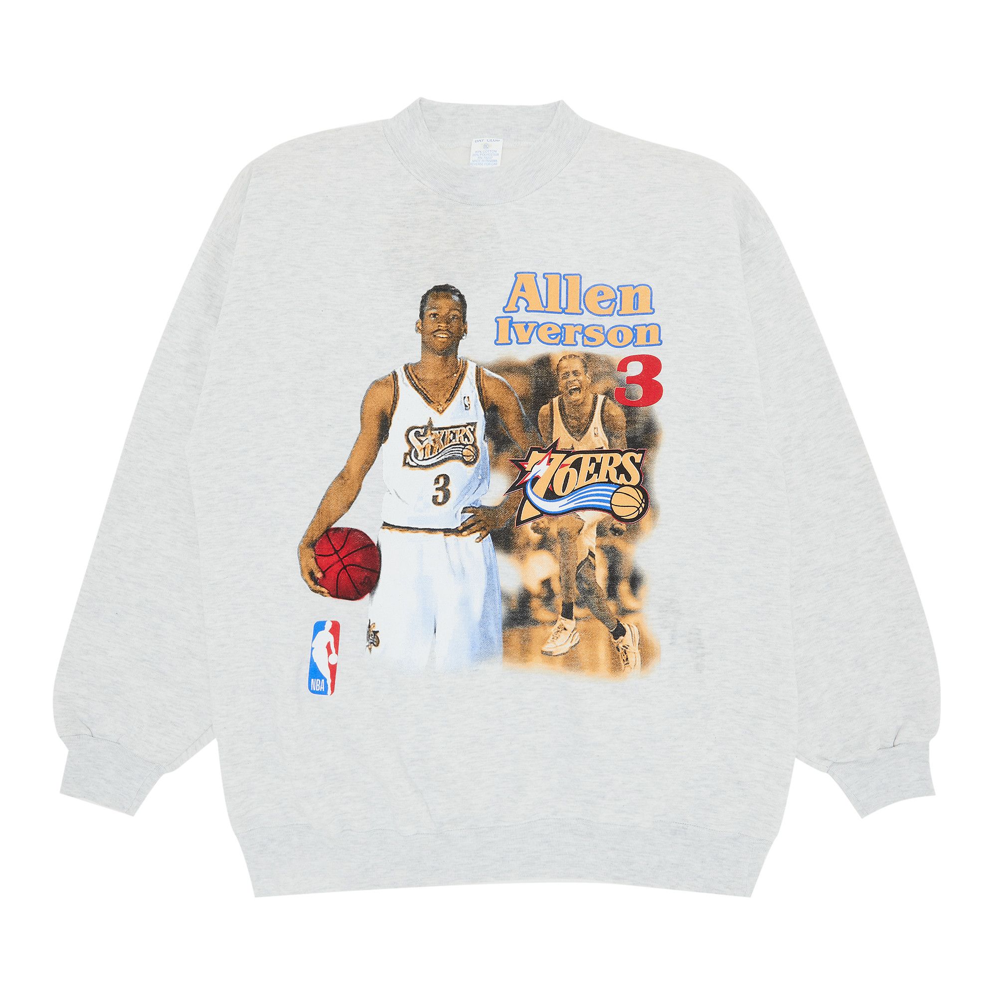 Buy Vintage Allen Iverson Philadelphia 76ers Sweatshirt Grey 2934 100000106V1AI GREY GOAT