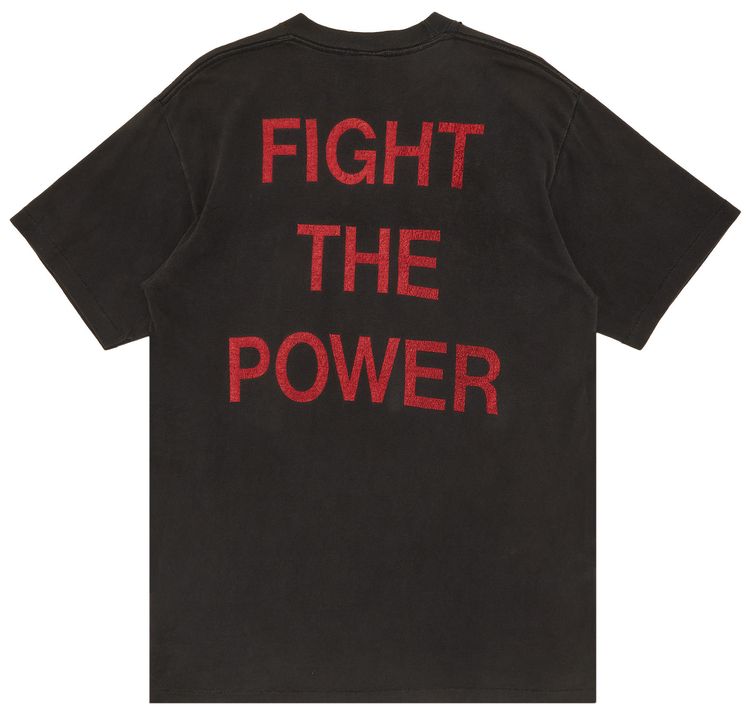 Vintage Do The Right Thing Fight The Power T Shirt Black
