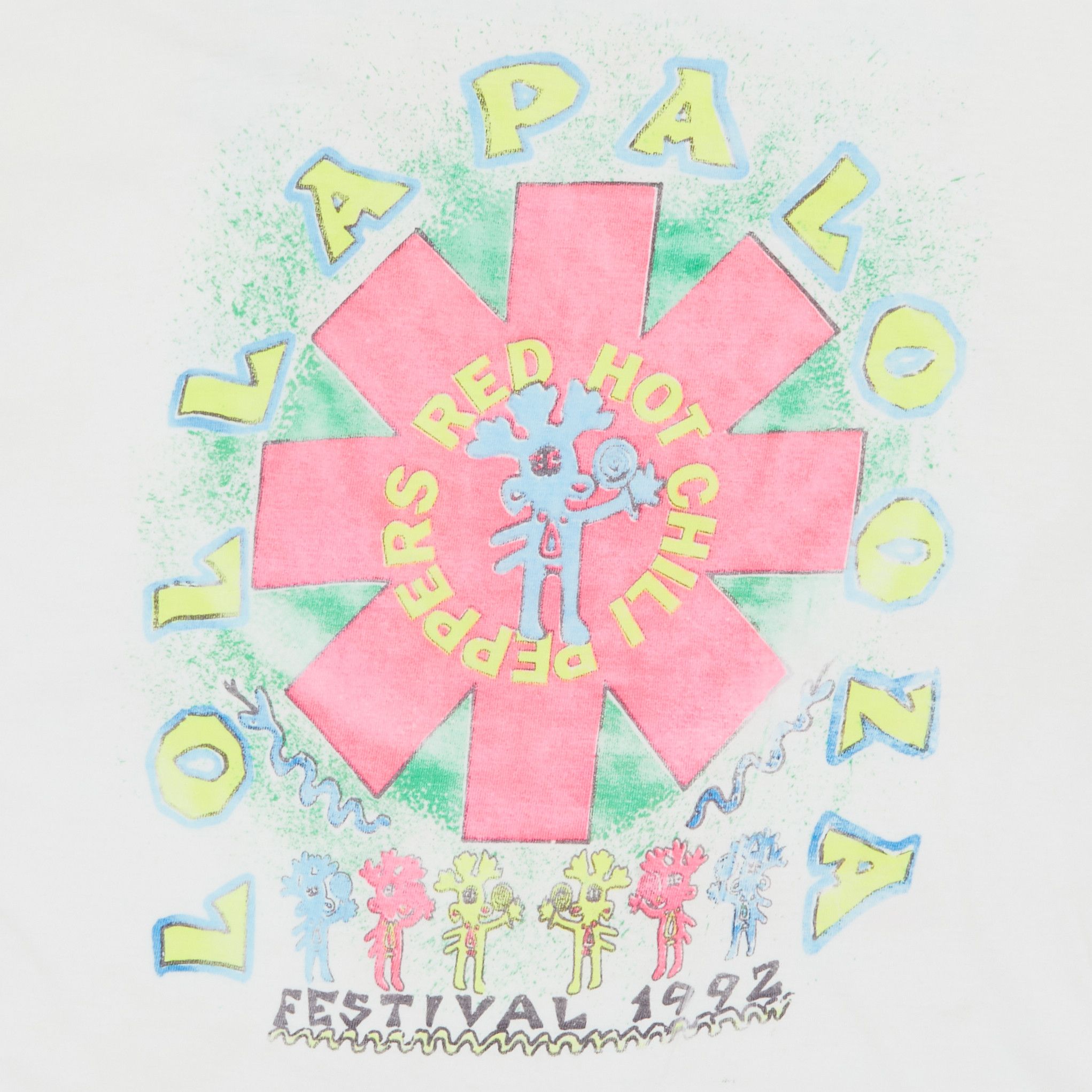 Buy Vintage Red Hot Chili Peppers Lollapalooza T-Shirt 'White