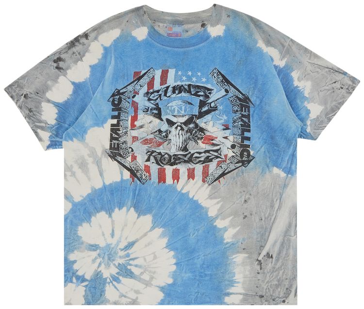Vintage Metallica Guns N Roses T Shirt Blue