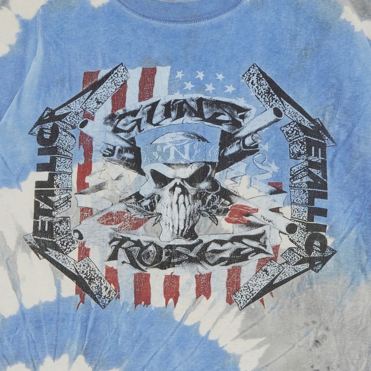 Vintage Metallica Guns N Roses T Shirt Blue
