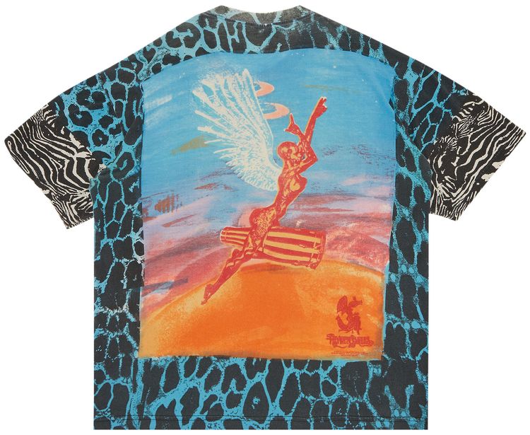 Vintage Santana Heaven Smiles T Shirt Multicolor