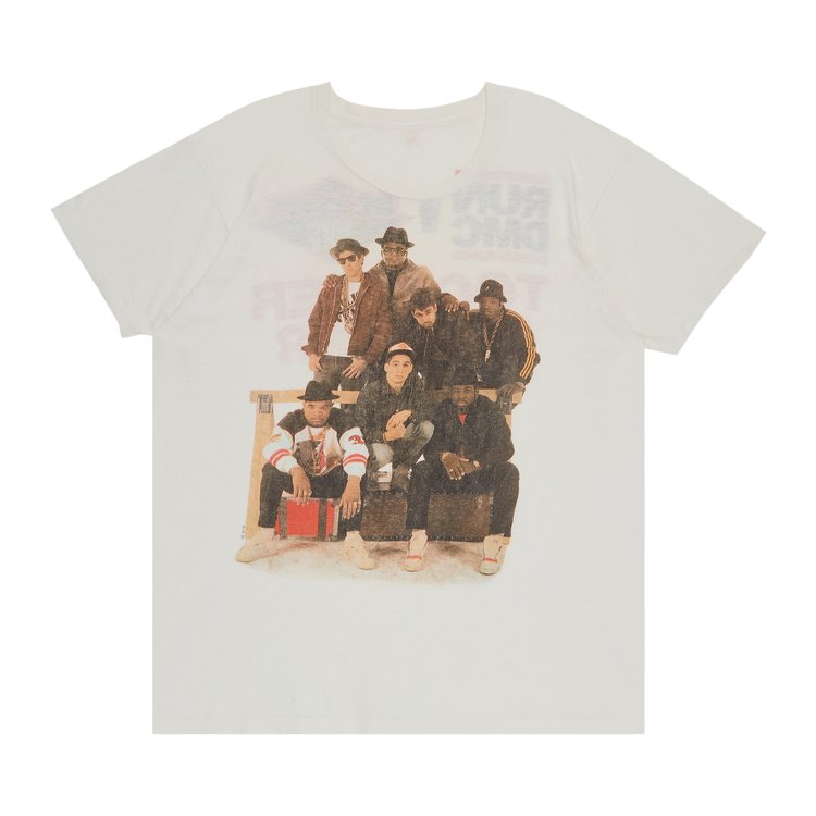 Vintage Run DMC Beastie Boys Together Forever T-Shirt 'White'