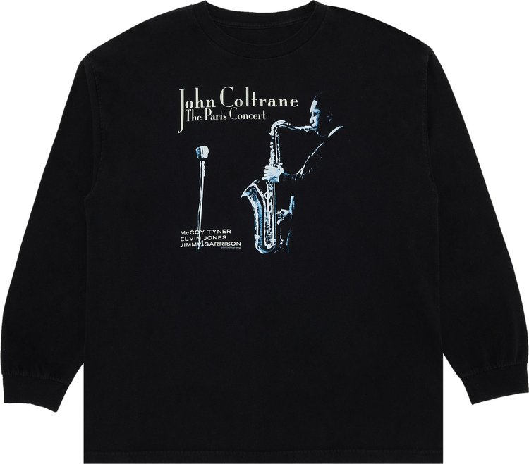 Vintage John Coltrane The Paris Concert T-Shirt 'Black'