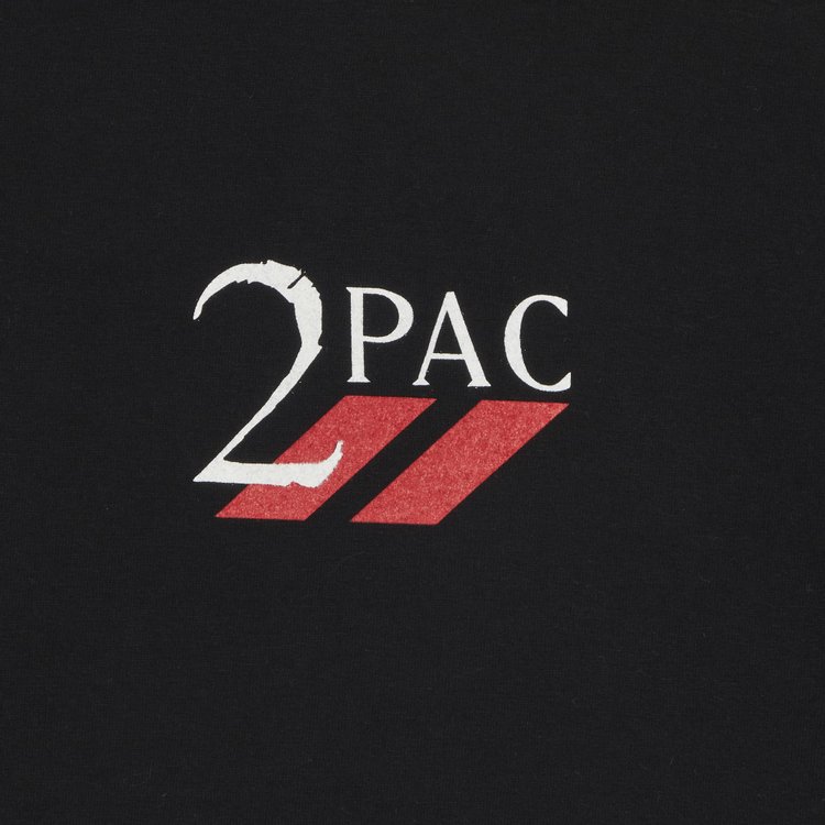 Vintage Tupac Shakur Single Finger Salute T Shirt Black