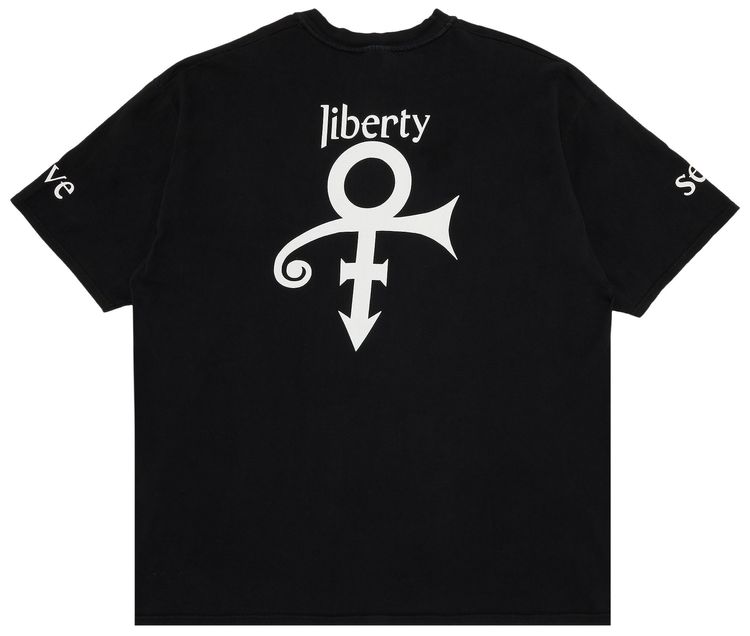 Vintage Prince Sex Love Liberty T Shirt Black