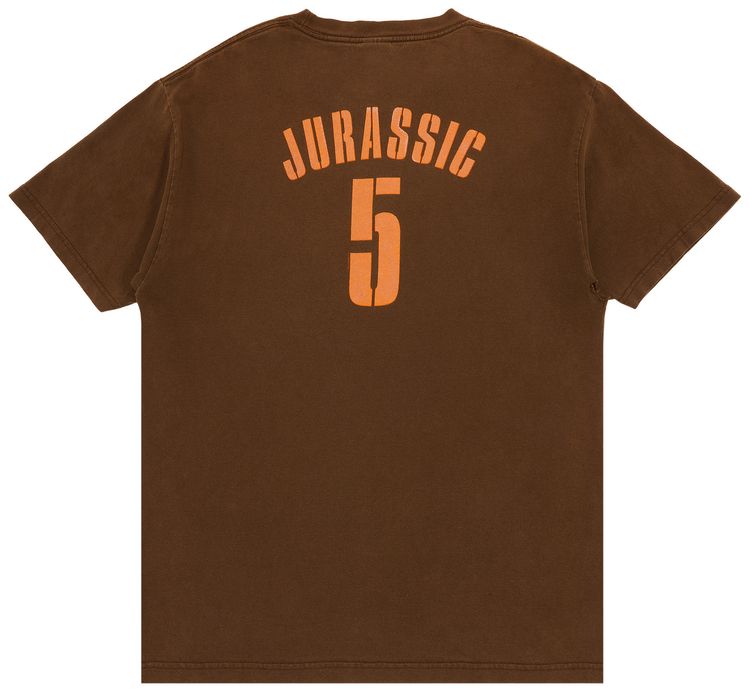 Vintage Jurassic 5 T Shirt Brown